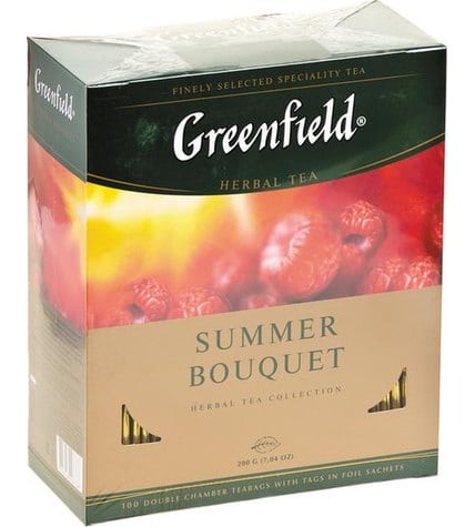 Фруктовый чай Greenfield Summer Bouquet в пакетиках 2 г 100 шт