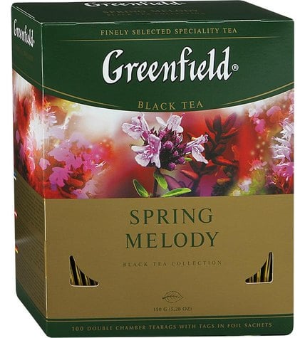Чай черный Greenfield Spring Melody в пакетиках 1,5 г 100 шт