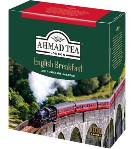 Чай черный Ahmad Tea English Breakfast в пакетиках 2 г 100 шт