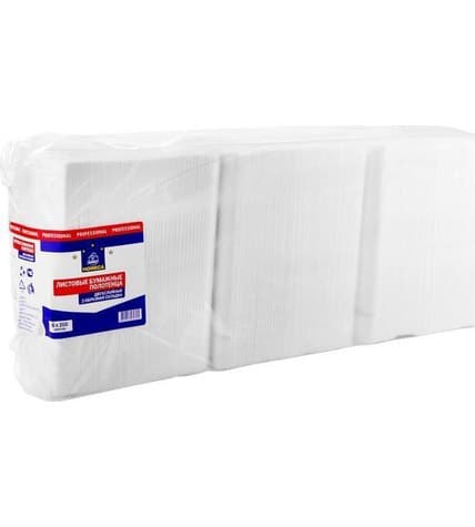 Бумажные полотенца Metro Professional двухслойные ZZ-сложение 200 листов 5 шт