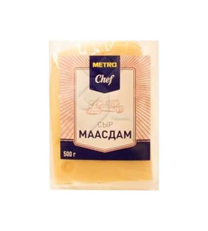 Сыр полутвердый Metro Chef Маасдам нарезка 45% 500 г