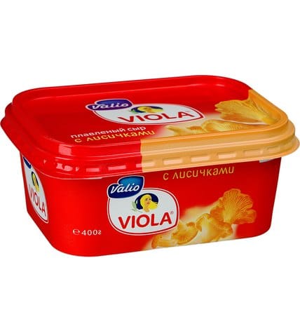 Плавленый сыр Valio Viola с лисичками 60% 400 г
