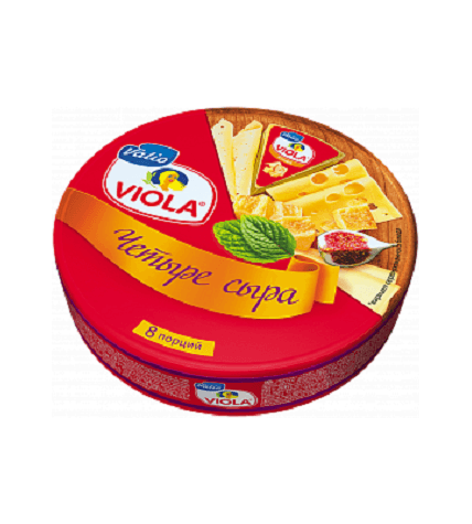Плавленый сыр Viola четыре сыра 45% 130 г