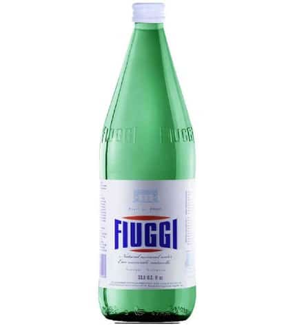 Вода «Fiuggi» (Фьюджи) 1 литр в стеклянной бутылке (6 бутылок)
