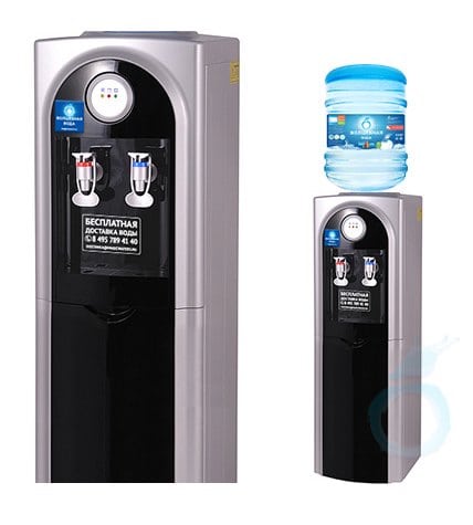 Кулер для воды напольный Ecotronic C21-LCE black со шкафчиком купить
