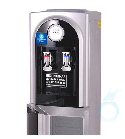 Кулер для воды напольный Ecotronic C21-LCE black со шкафчиком цена