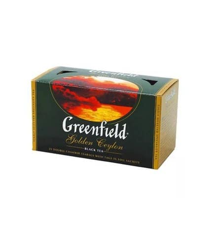 Greenfield Чай черный Золотой Цейлон 25 x 2 г