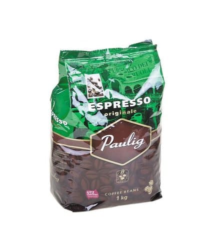 Paulig Кофе в зернах натуральный жареный Espresso Originale 1000 г