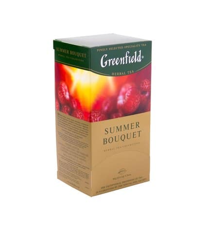 Greenfield Чай фруктово-ягодно-травяной Summer Bouquet 25 х 2 г