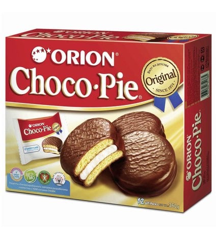 Choco Pie Пирожное в глазури Orion 360 г
