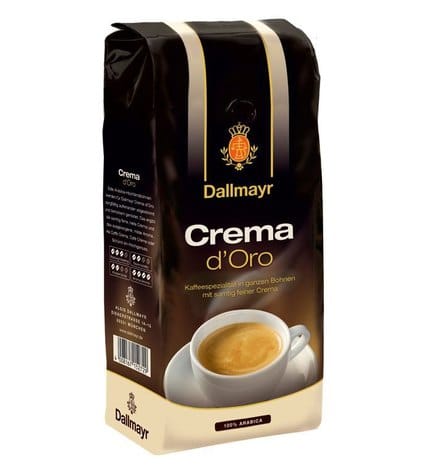 Dallmayr Кофе в зернах натуральный жареный Crema d'Oro 1000 г