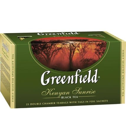 Greenfield Чай черный Kenyan Sunrise 25 х 2 г