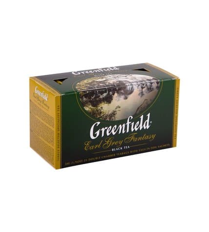 Greenfield Чай черный Earl Grey Fantasy 25 x 2 г
