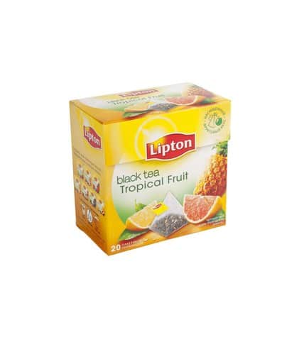 Lipton Чай черный Тропические фрукты 20 х 1,8 г