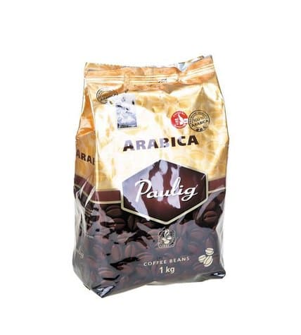 Paulig Кофе в зернах натуральный жареный Arabica 1000 г