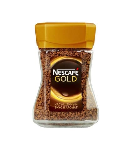 Nescafe Кофе растворимый сублимированный Gold 47,5 г