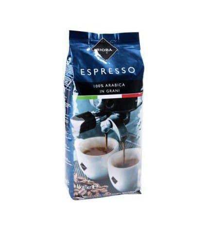 Rioba Кофе в зернах натуральный жареный Espresso 1000 г