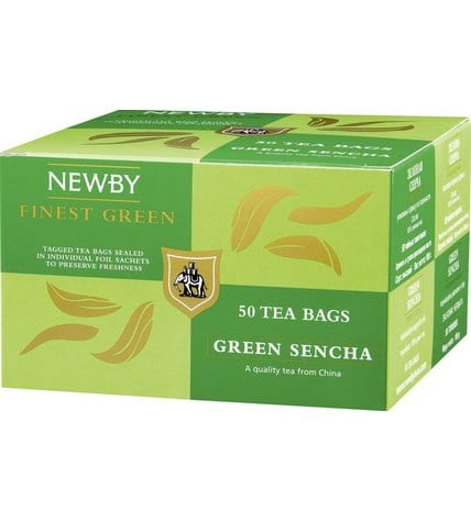 Newby Чай зеленый Зеленая сенча 50 х 2 г