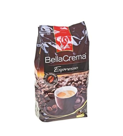 Melitta Кофе в зернах натуральный жареный Bella Crema Espresso 1000 г