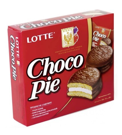 Choco-Pie Пирожное в глазури Lotte 336 г