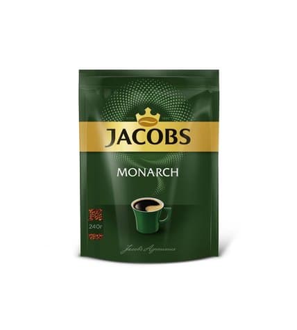 Jacobs Monarch Кофе растворимый сублимированный Классический 240 г
