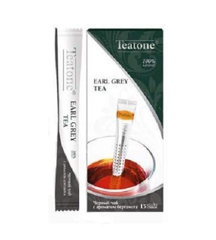 Teatone Чай черный с ароматом бергамота в стиках 15 шт