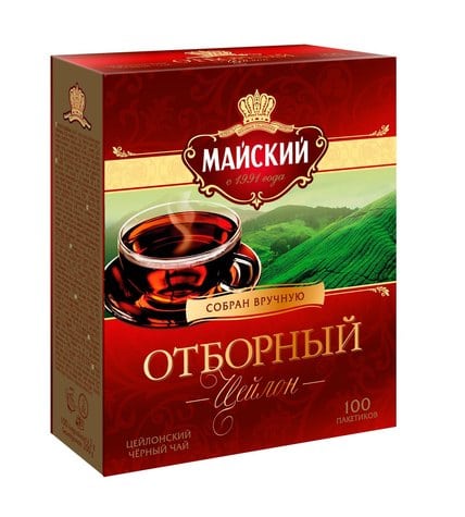 Майский Чай черный отборный 100 х 2 г