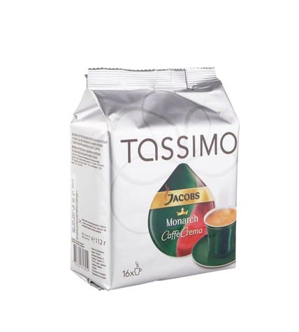 Jacobs Monarch Кофе в капсулах Tassimo Caffe Crema 16 капсул