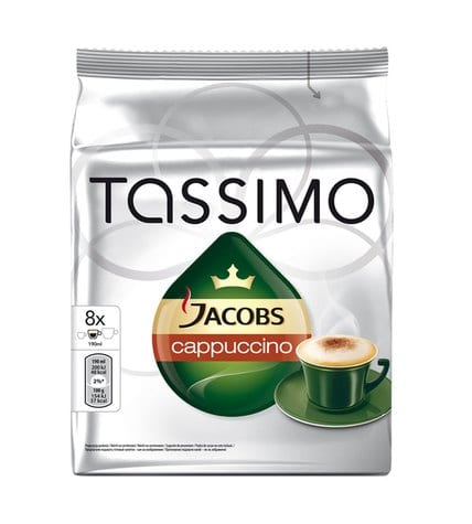 Jacobs Monarch Кофе в капсулах Tassimo Cappuccino 8 капсул