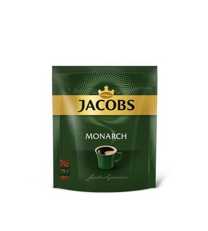 Jacobs Monarch Кофе растворимый сублимированный 75 г