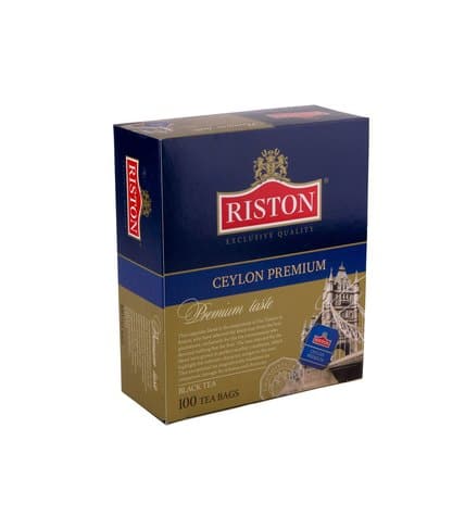 Riston Чай черный цейлонский Premium 100 x 2 г