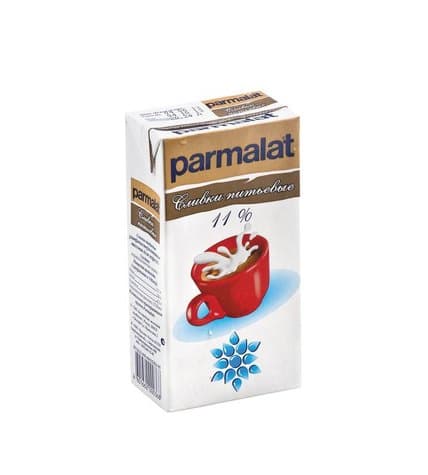 Parmalat Сливки питьевые ультрапастеризованные 11% 0,5 л