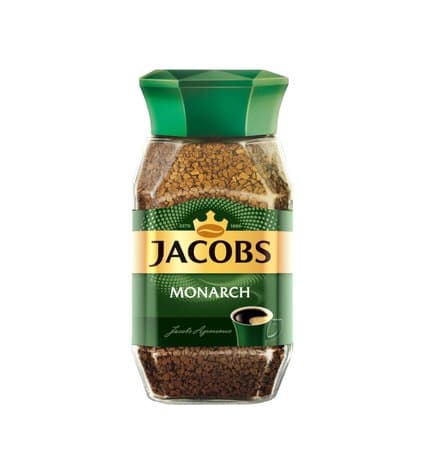 Jacobs Monarch Кофе растворимый в стеклянной банке 190 г