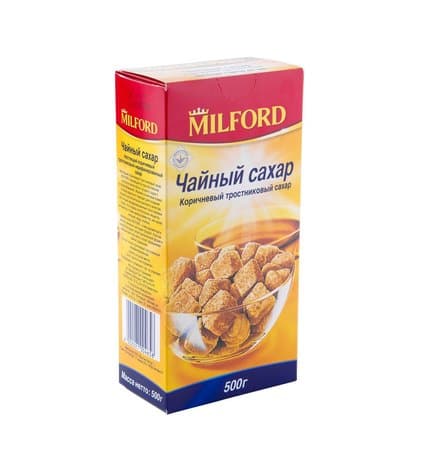 Milford Сахар чайный коричневый тростниковый 500 г
