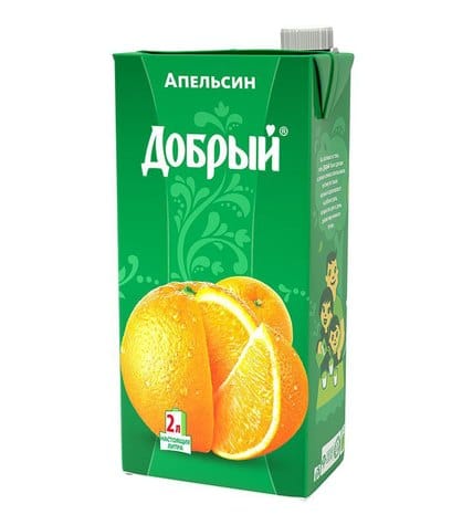 Добрый Сок апельсиновый 2 л