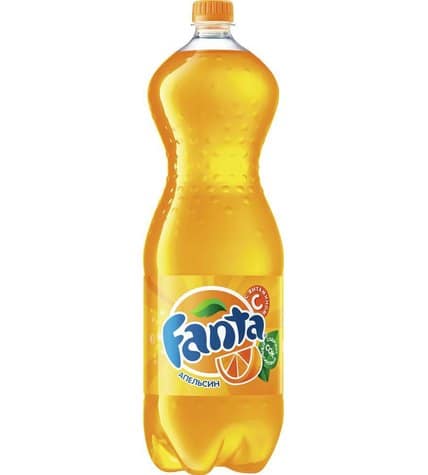 Fanta Напиток безалкогольный сильногазированный апельсин 2 л, 6 шт