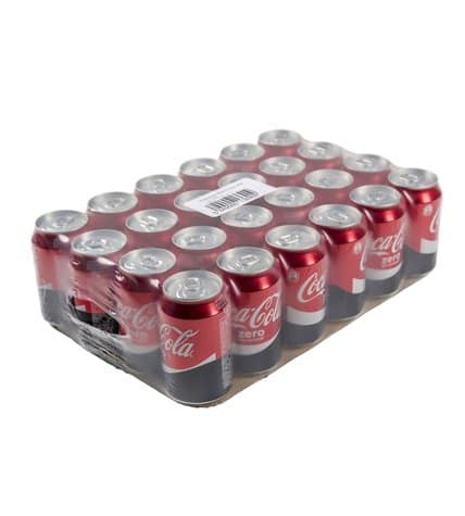Coca-Cola Zero Напиток сильногазированный без калорий 0,33 л 24 шт