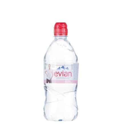 Evian Вода минеральная столовая/питьевая негазированная пэт споpт 0,75 л