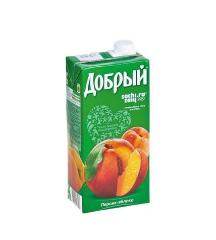 Добрый Нектар персик-яблоко 2 л