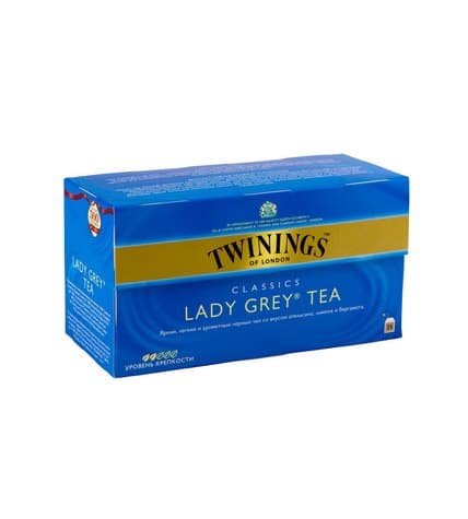 Twinings Чай черный Lady Grey 25 х 2 г