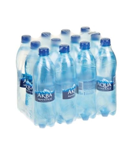 Вода AQUA MINERALE питьевая газированная, 0,6 л