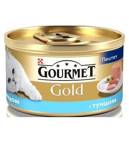 Консервы для кошек GOURMET Gold мусс с тунцом, 85 г
