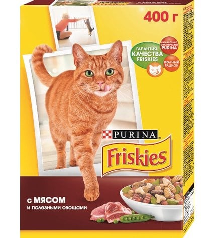 Корм для кошек FRISKIES с мясом, 400 г