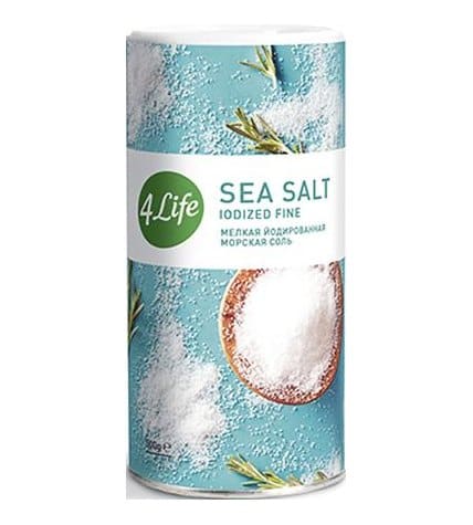 Морская соль 4LIFE мелкая йодированная, 500г