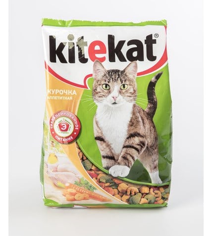 Корм для кошек KITEKAT курочка аппетитная, 350г