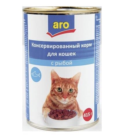 Корм для кошек ARO с Рыбой, 415г