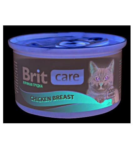Консервы BRIT куриная грудка для кошек-гурманов, 80 г