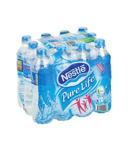 Вода питьевая NESTLE Pure Life в упаковке, 12х0,5л