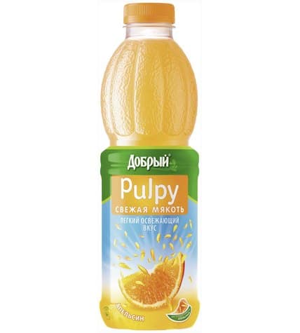 Сокосодержащий напиток PULPY апельсин, 0,9 л