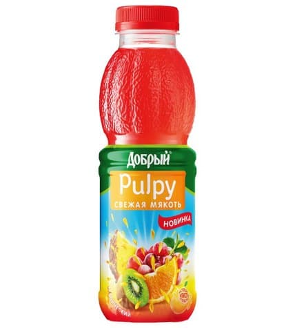 Сокосодержащий напиток PULPY Тропический вкус, 450 мл